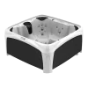 White Diamond Spa with Black Panels